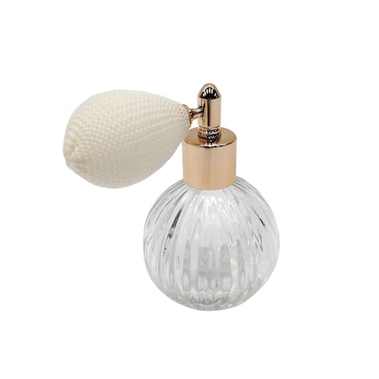 1.7oz. Clear & White Glass Perfume Bottle by Ashland®